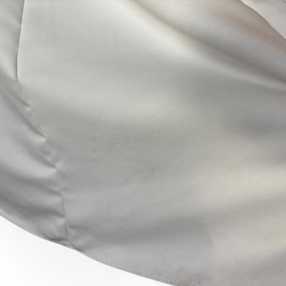 Masquerade Black & White Embroidered Halter Corset-Back Gown Sz 7/8 - Picture 6 of 8